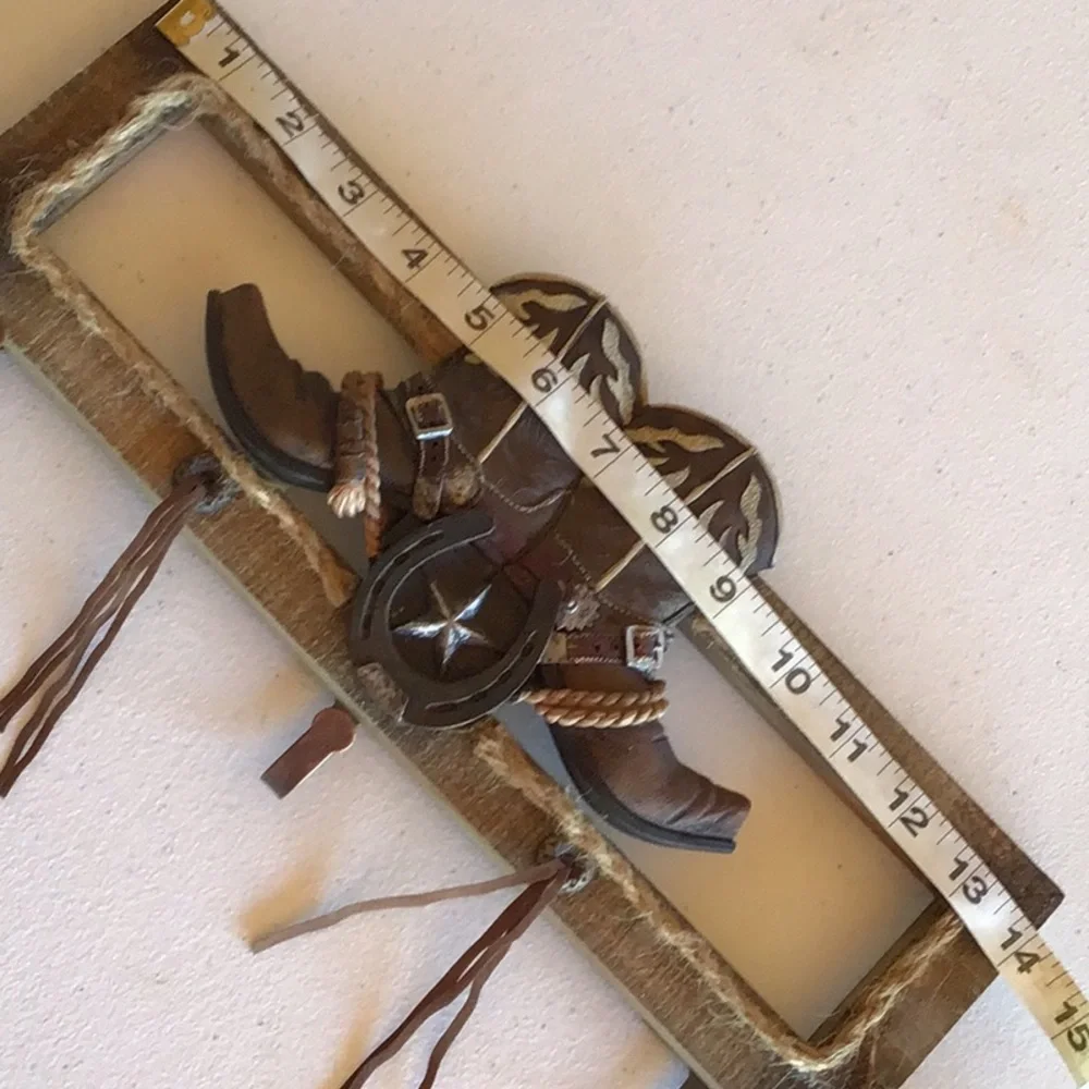 Rustic Cowboy Boot Hat/Keys  Hanger
